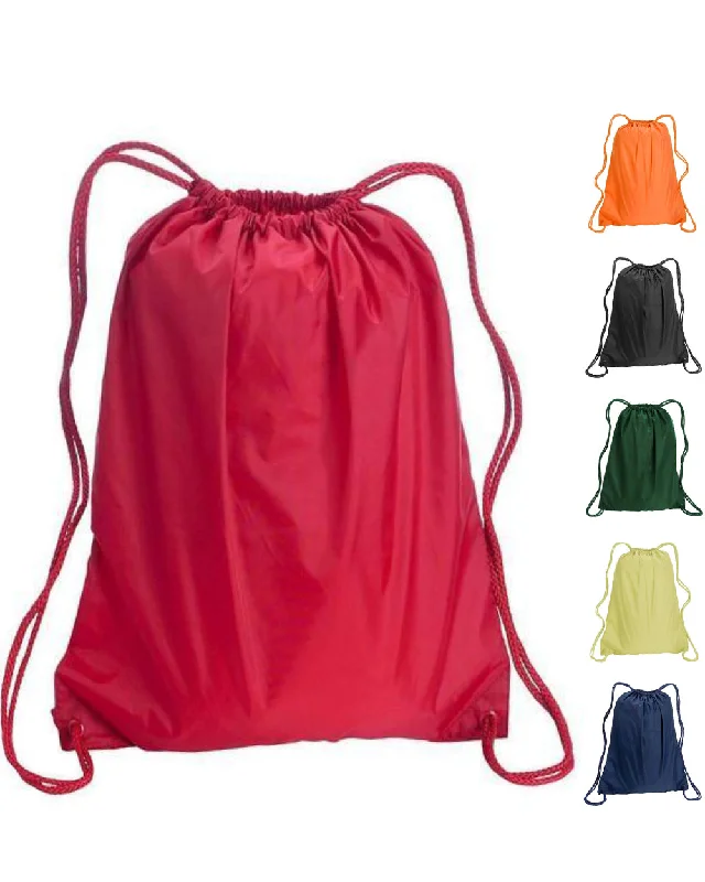 12 ct Drawstring Backpacks Sport Cinch Bags - LARGE - By Dozen