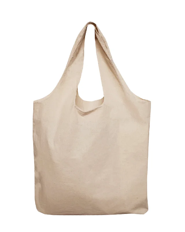 144 ct Large 100% Soft Cotton Stow-N-Go Tote Bag - By Case