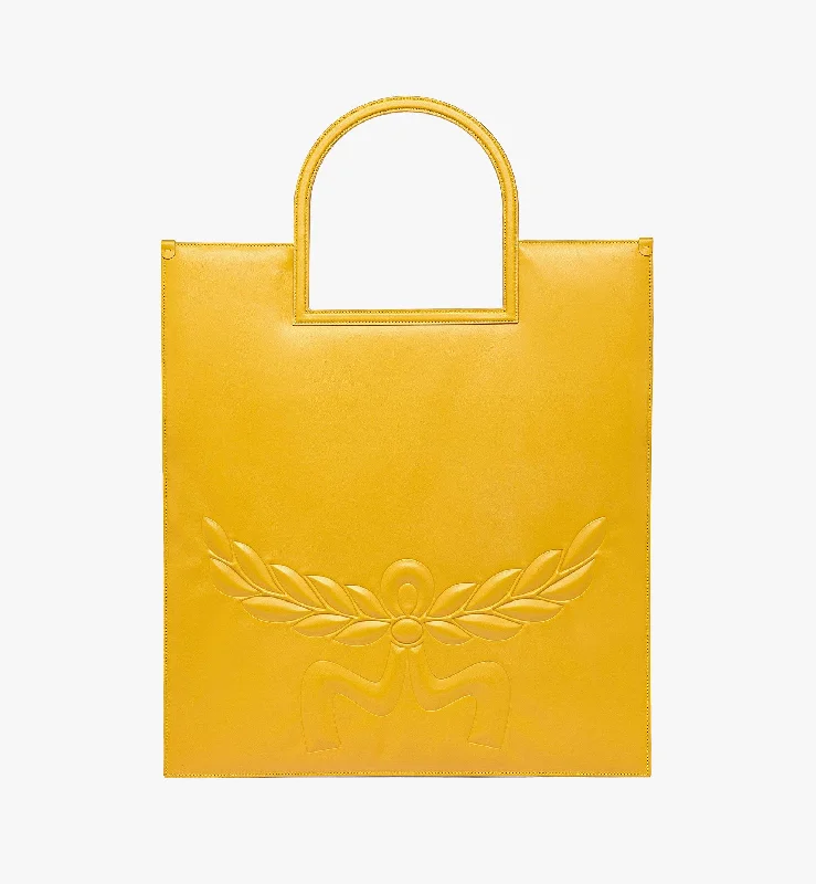 Aren Fold Tote In Mega Laurel Leather