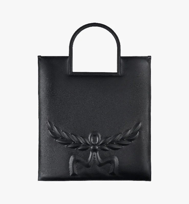 Aren Fold Tote In Mega Laurel Leather