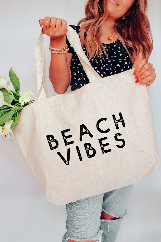 Beach Vibes XL Tote Bag