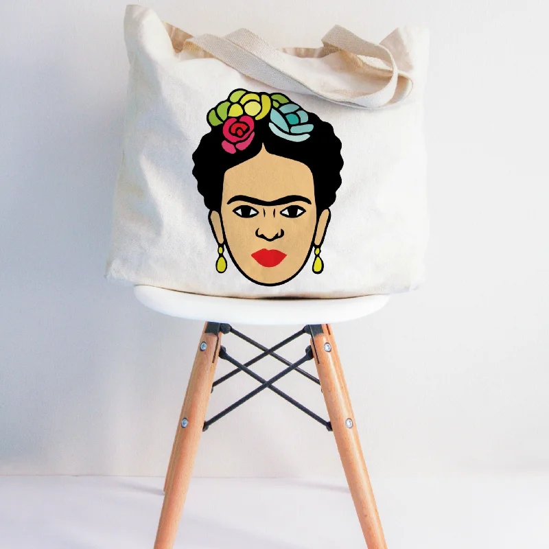 Frida Inspired XL Tote Bag