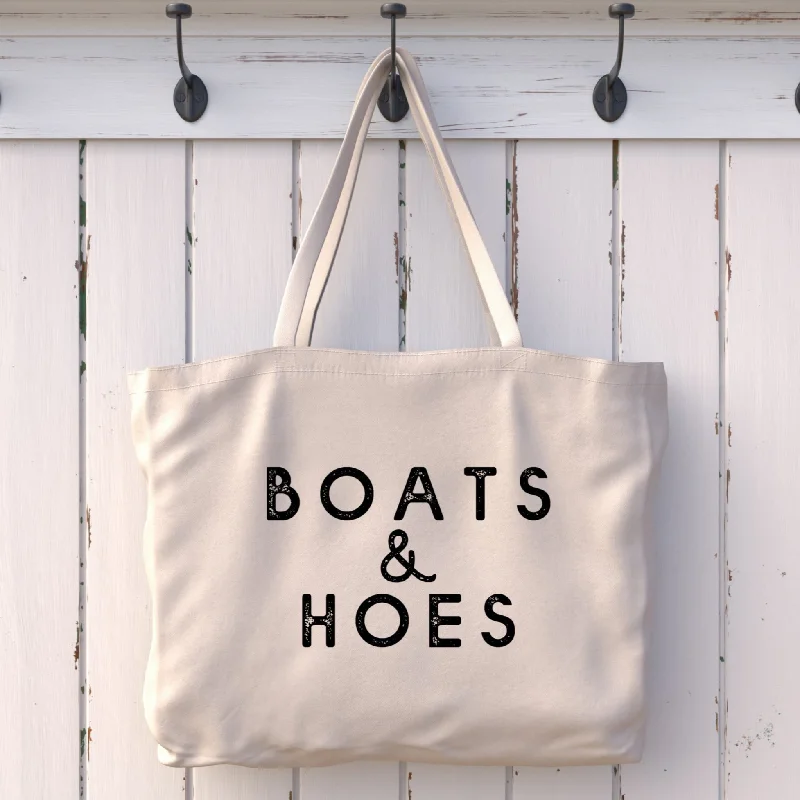 Boats & Hoes XL Tote Bag