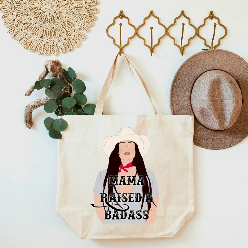 Mama Raised a Badass XL Tote Bag