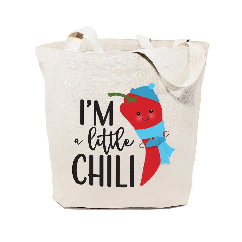 I'm A Little Chili Cotton Canvas Tote Bag