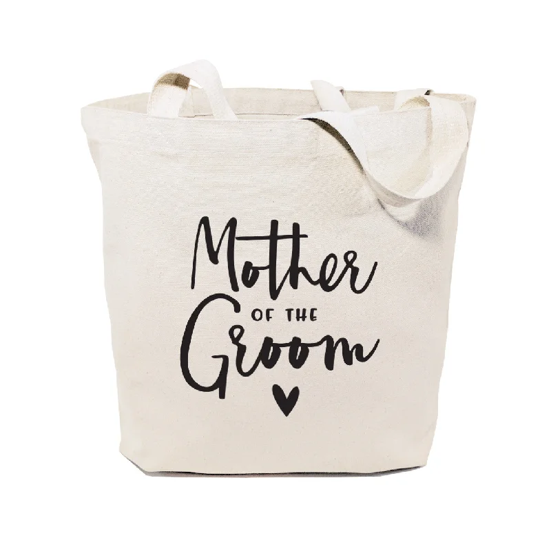 Mother of the Groom Wedding Cotton Canvas Tote Bag