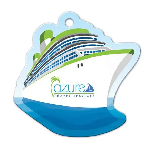 Cruise Ship Shaped Luggage Tag (Q269322)