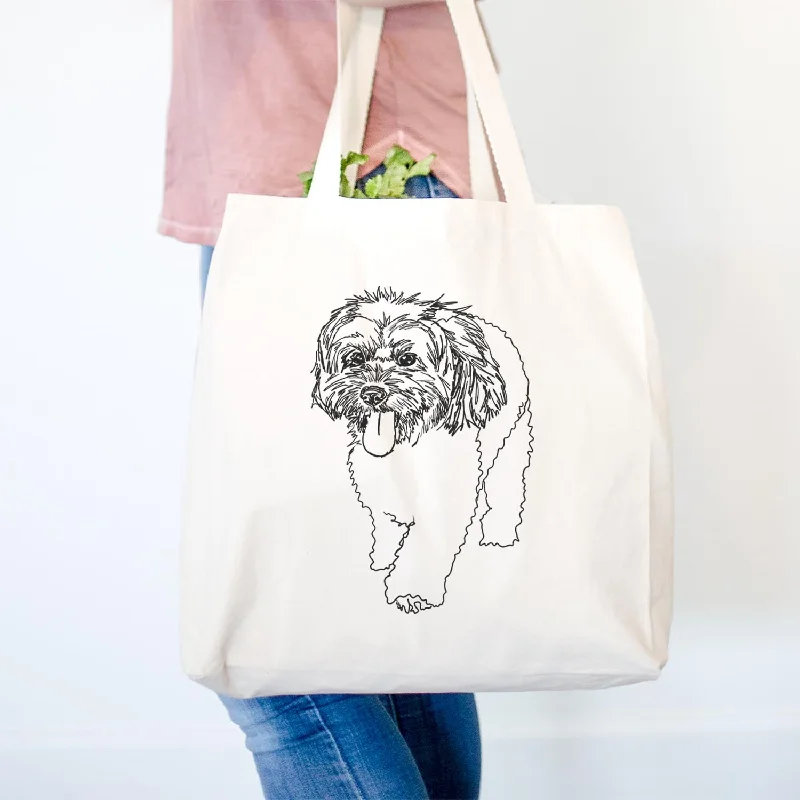 Doodled Benson the Havanese - Tote Bag