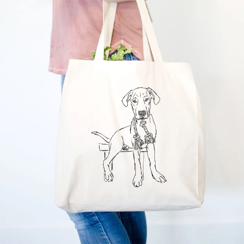 Doodled Carson the Mixed Breed - Tote Bag