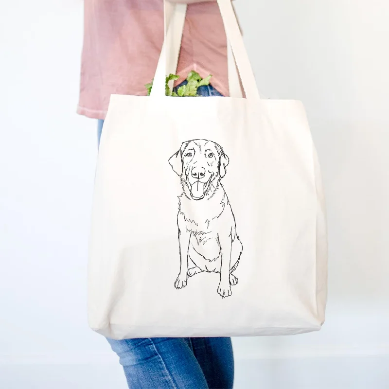 Doodled Charlie the Labrador Retriever - Tote Bag