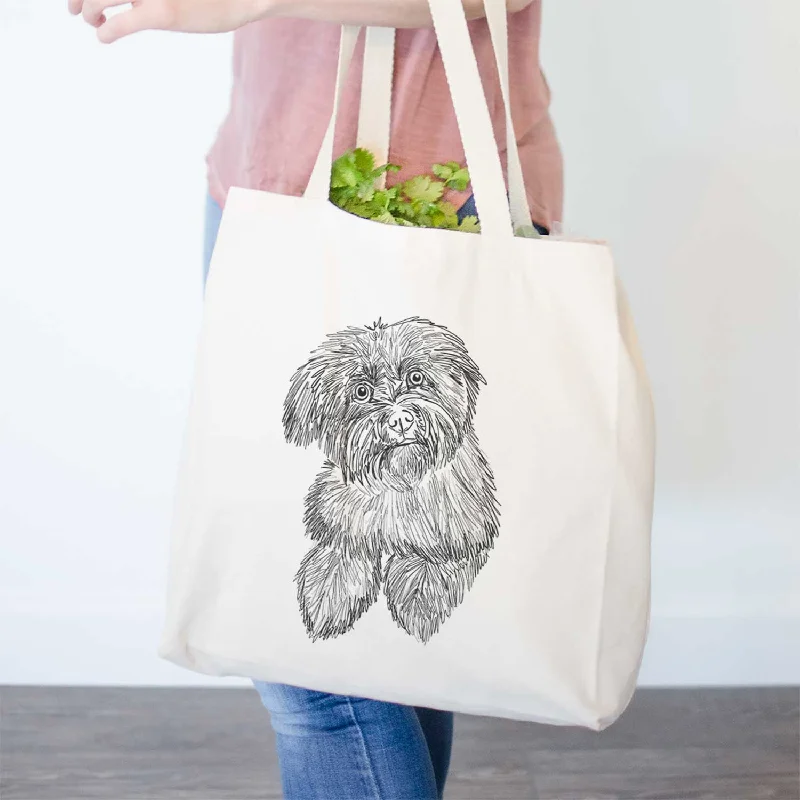 Doodled Hershey the Havanese - Tote Bag