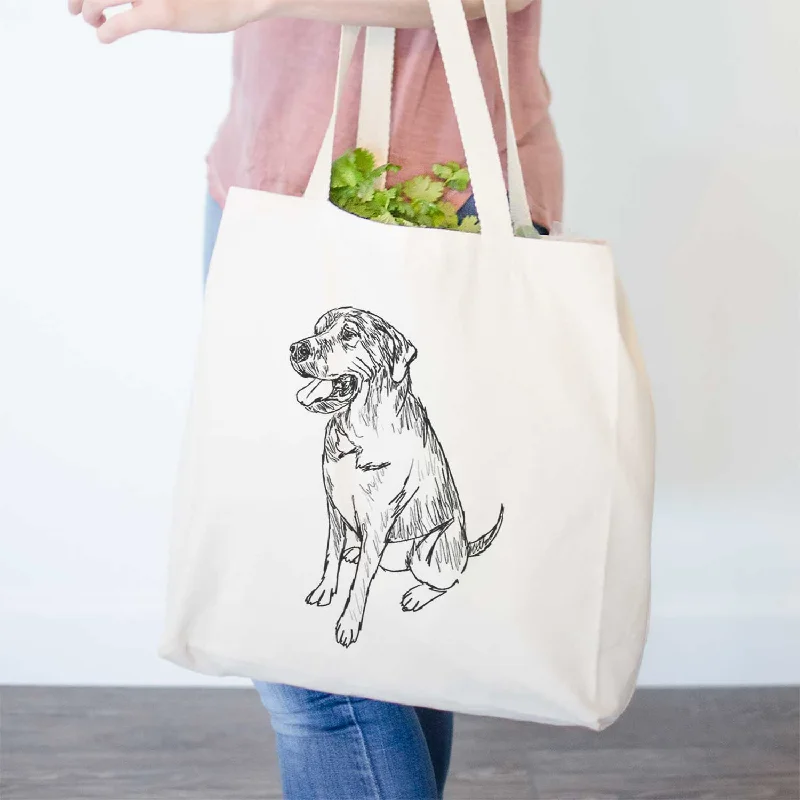 Doodled Jessie the Mixed Breed - Tote Bag