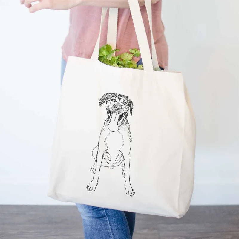 Doodled Murphy the Mixed Breed - Tote Bag