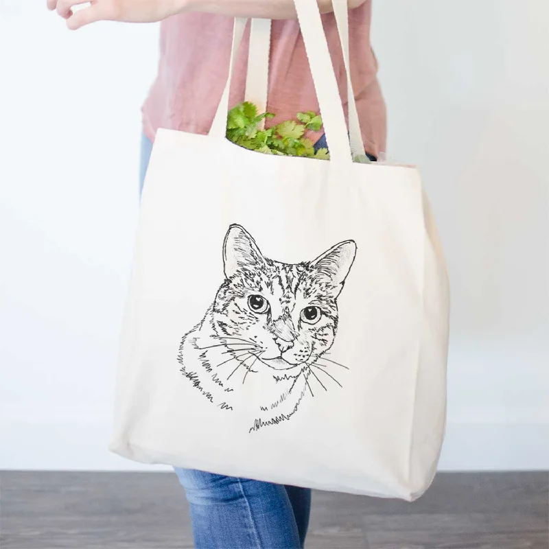 Doodled Prince the Tabby Cat - Tote Bag