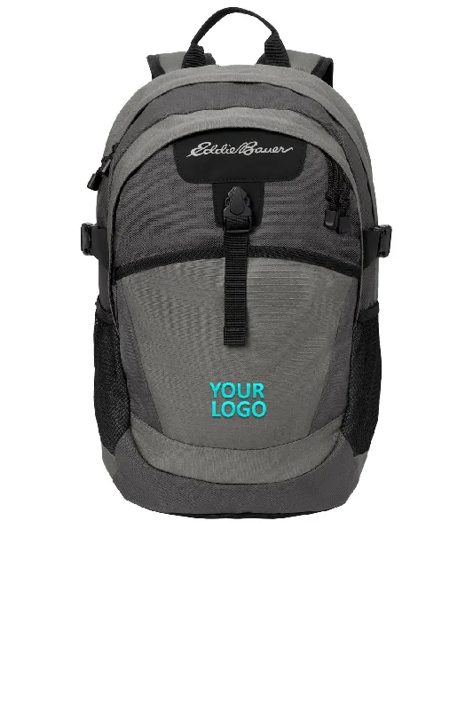 Eddie Bauer Custom Ripstop Backpacks, Pewter Grey