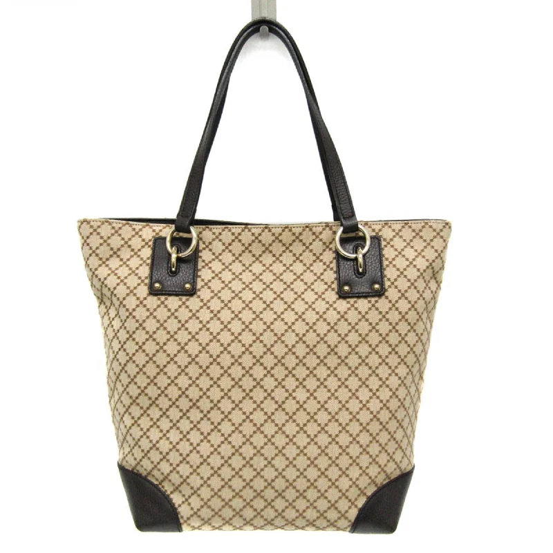 Gucci Diamante  Canvas Tote Bag (Pre-Owned)