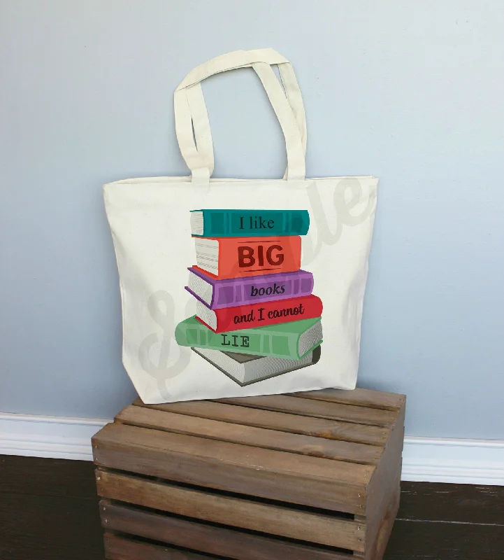 I Like Big Books and I Cannot Lie XL Tote Bag