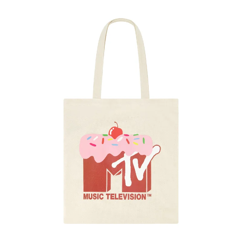 MTV Cupcake Logo Tote Bag