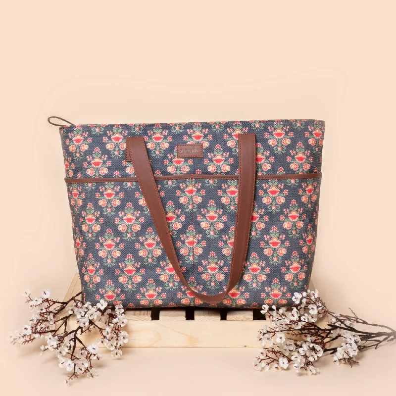 Mughal Garden Print Tote Bag