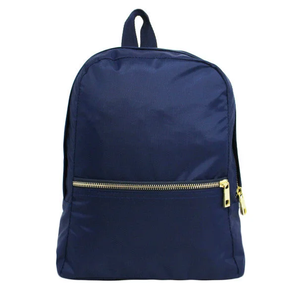 Navy Nylon Toddler Backpack