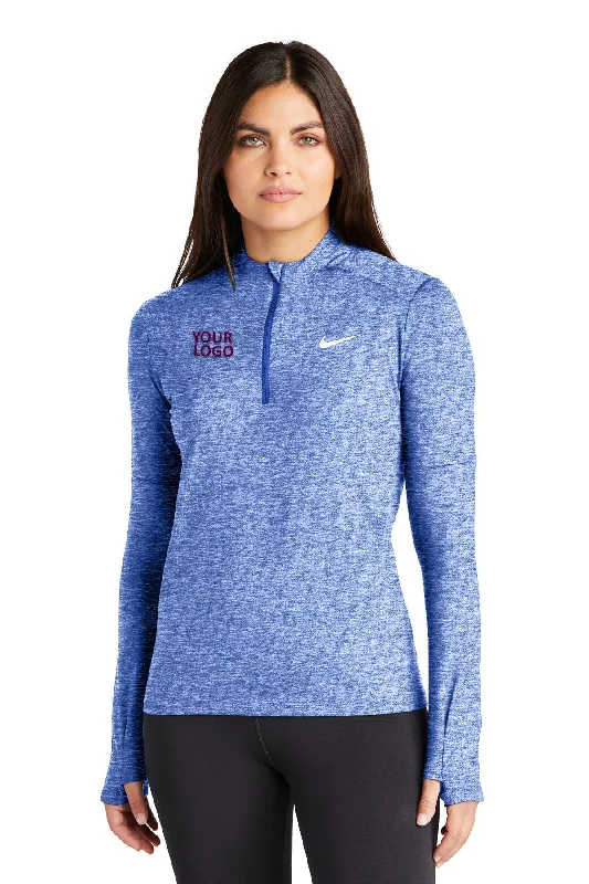 Nike Ladies Dri-FIT Element Custom Quarter Zips, Top Royal Heather [MH2 Technology Law Group LLP]