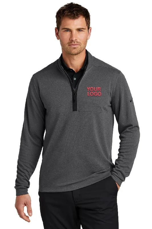 Nike Textured Customized Quarter Zips, Dark Grey [MH2 Technology Law Group LLP]