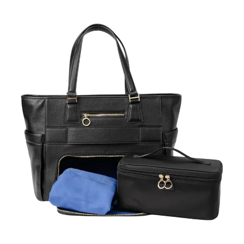 MinkeeBlue Nilah Tote Bag with Lunch Bag & Shoe Bag