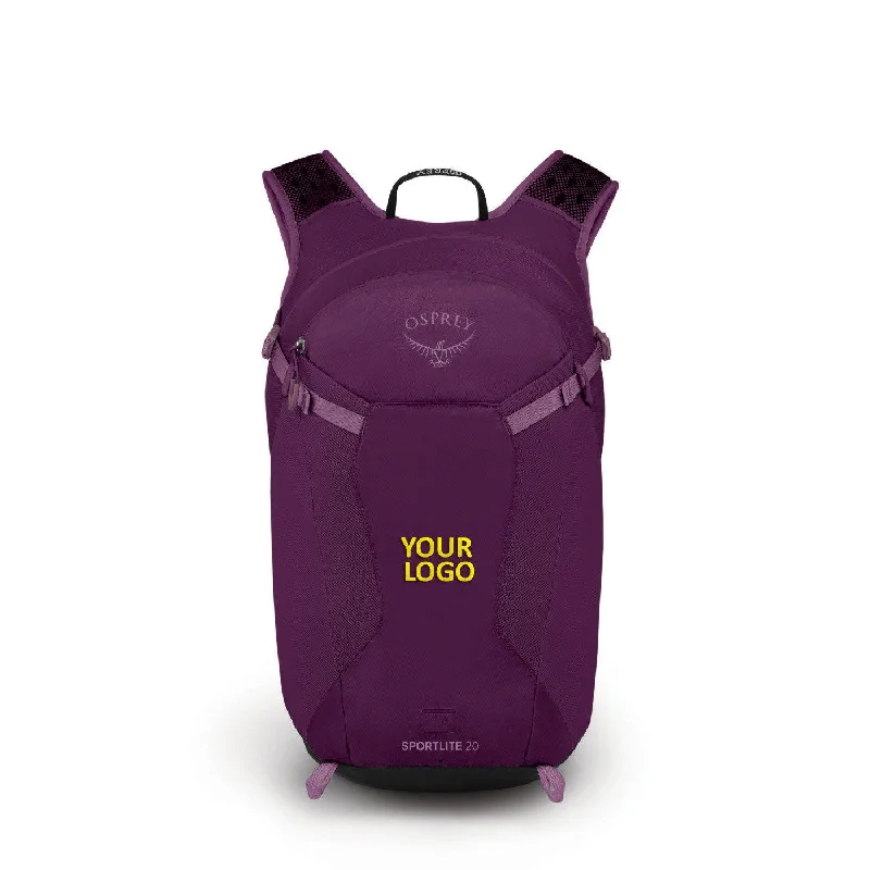 Osprey Sportlite 20 Custom Backpacks, Aubergine Purple