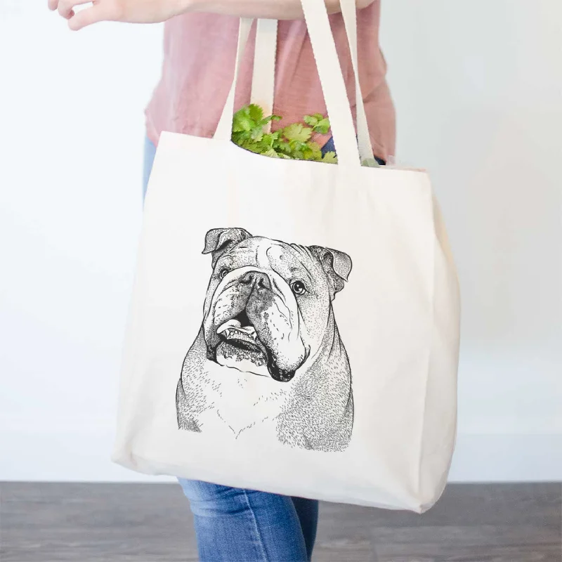 Piggy the English Bulldog - Tote Bag