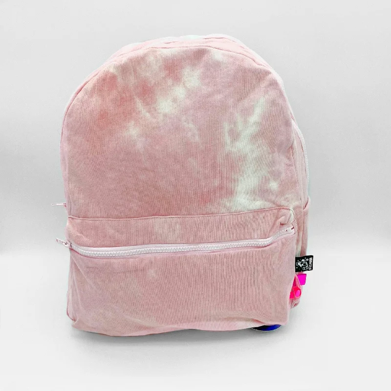 Pink Tie Dye Large Backpack