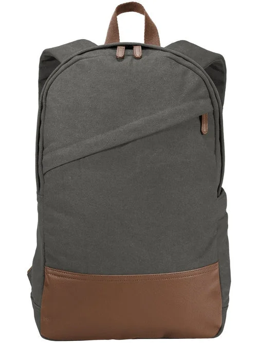 Port Authority Cotton Canvas Backpack