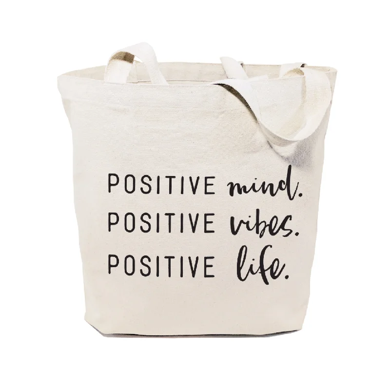 Positive Mind. Positive Vibes. Positive Life. Tote Bag