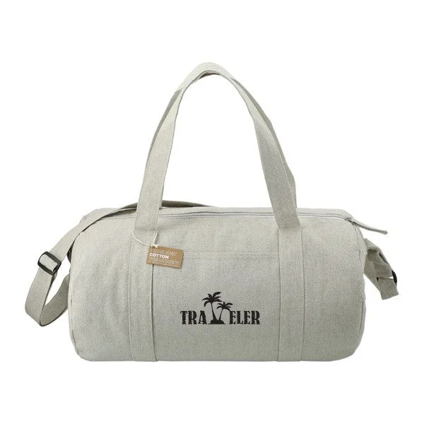 Repose 10 Oz. Recycled Cotton Barrel Duffel (Q263422)