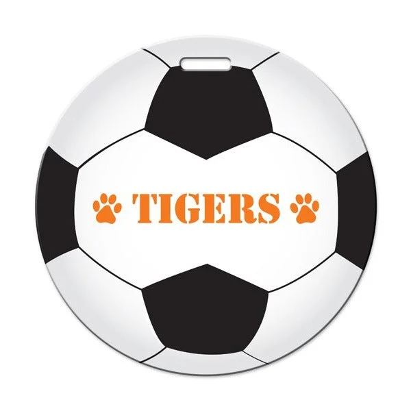 Soccer Ball Shaped Luggage Tag (Q459322)