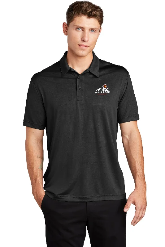 Sport-Tek Embossed PosiCharge Polo, Black [Eagle Rock Distributing Company]