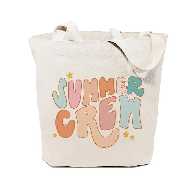 Summer Crew Cotton Canvas Tote Bag