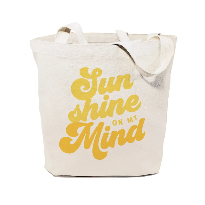 Sun Shine on My Mind Cotton Canvas Tote Bag