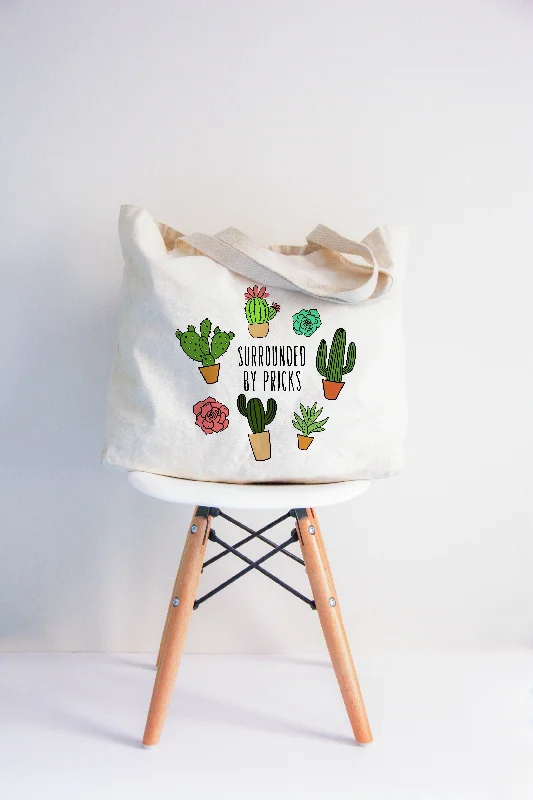 Surrounded by Pricks XL Tote Bag