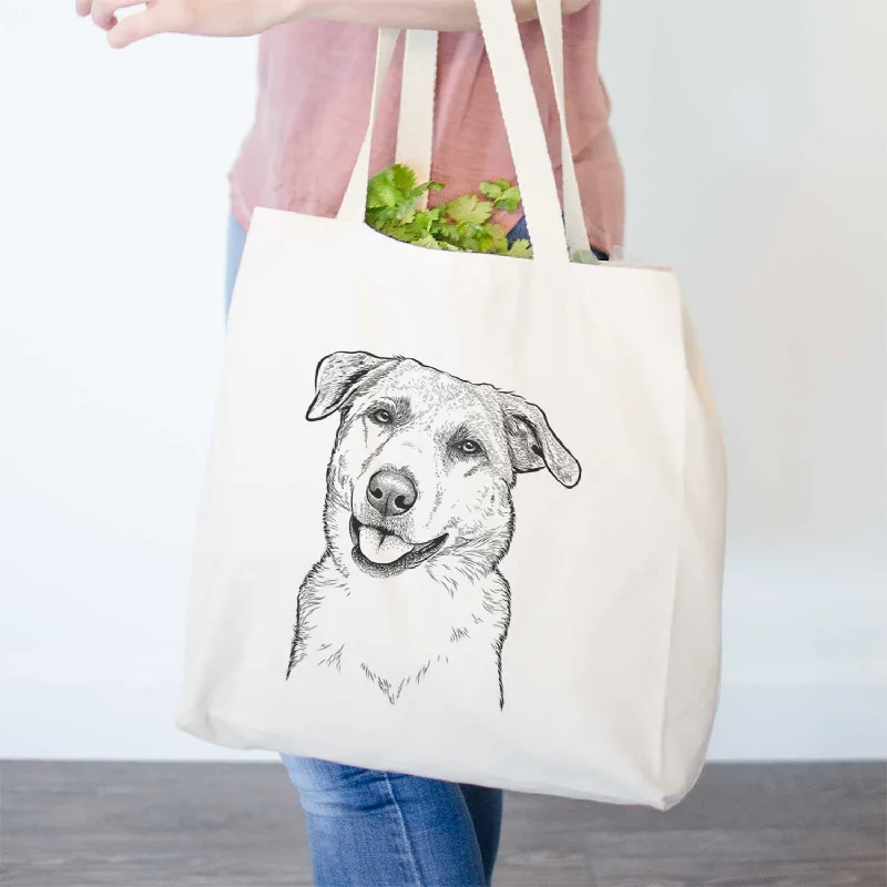 Sydney the Great Pyrenees Australian Shepherd Mix - Tote Bag