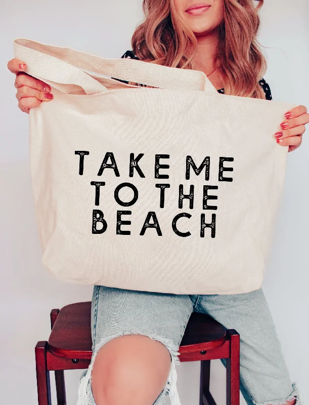 Take me to the Beach XL Tote Bag