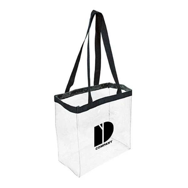 The 12 x 12 x 6 Inch Clear Open Tote Bag (Q276422)