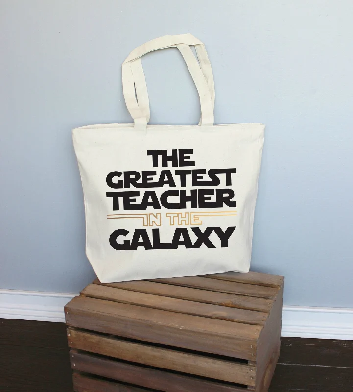 The Greatest Teacher in the Galaxy XL Tote Bag