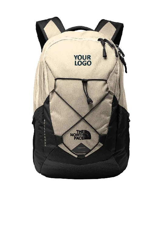 North Face Groundwork Backpack Rainyday Ivory Dark Heather/ TNF Black