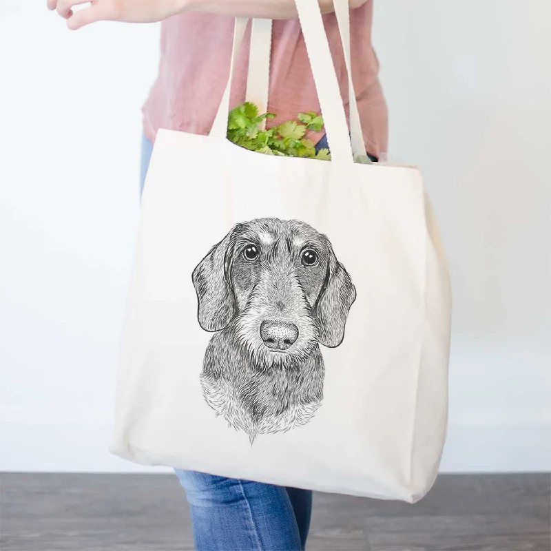 Truman the Wirehaired Dachshund - Tote Bag