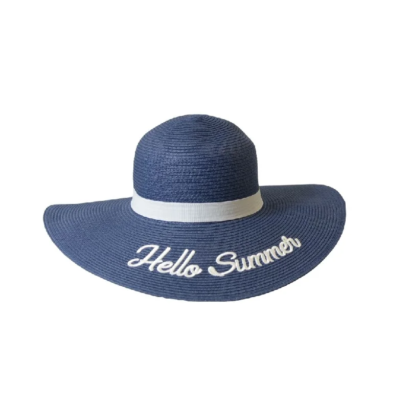 WOMEN HAT | EMBROIDERED / HELLO SUMMER