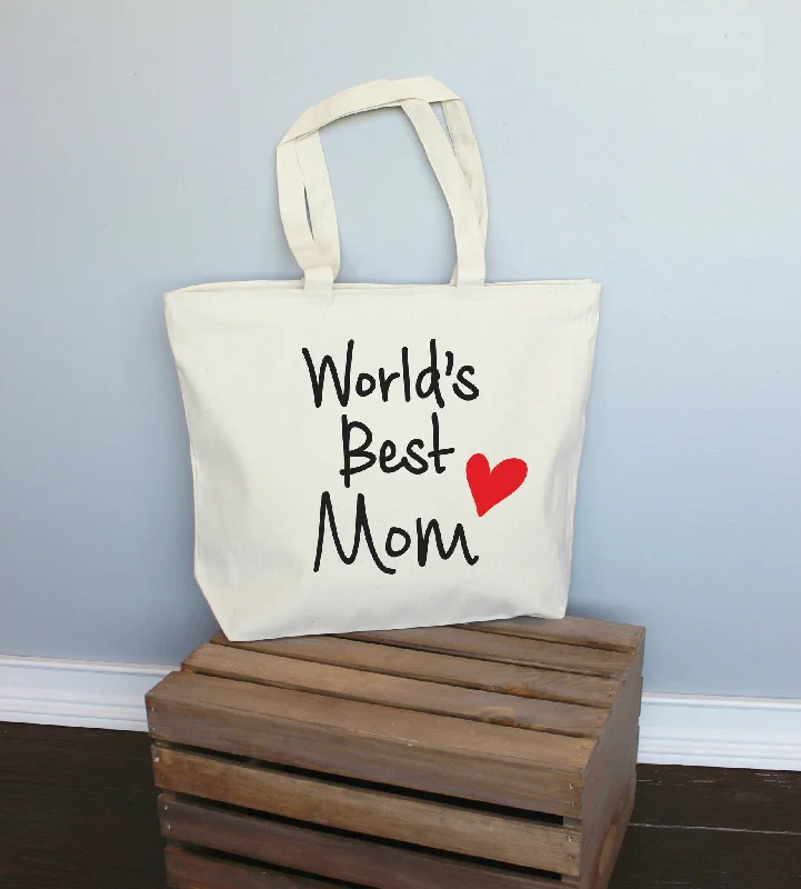 World's Best Mom XL Tote Bag