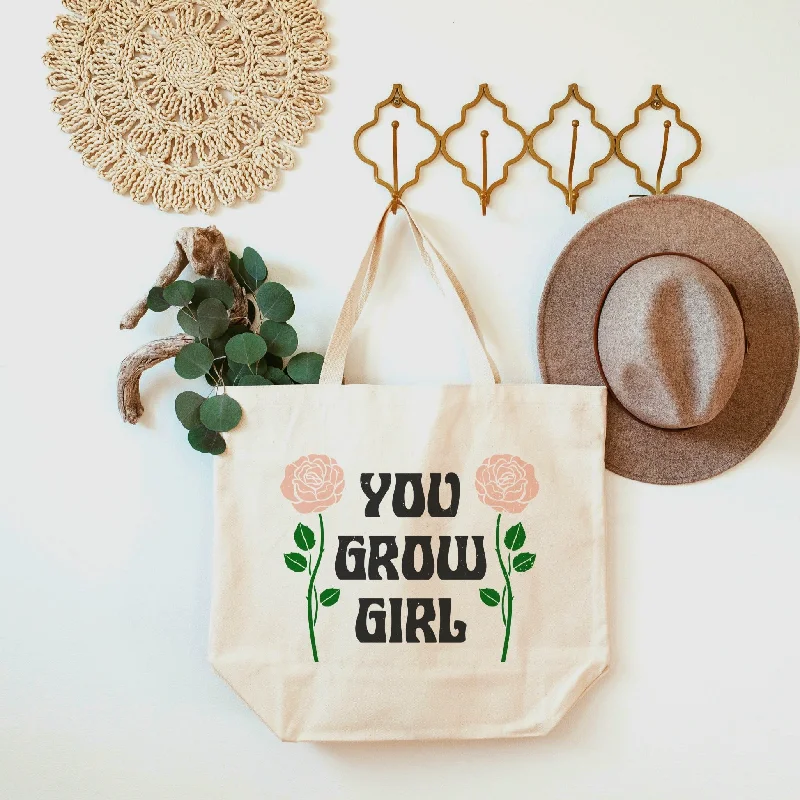 You Grow Girl XL Tote Bag