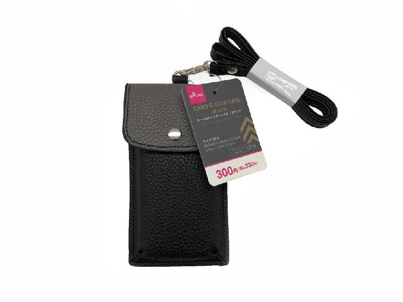 Card and Coin Case Black