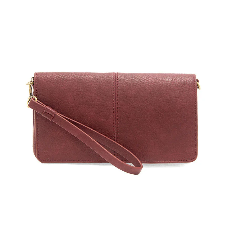 Everly Organizer Flap Crossbody in Bosenberry