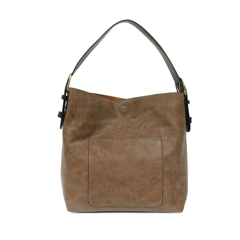 Classic Hobo Handbag in Cocoa